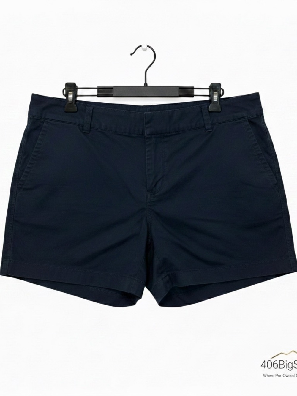 Vineyard Vines Navy Cotton Blend Women’s Shorts